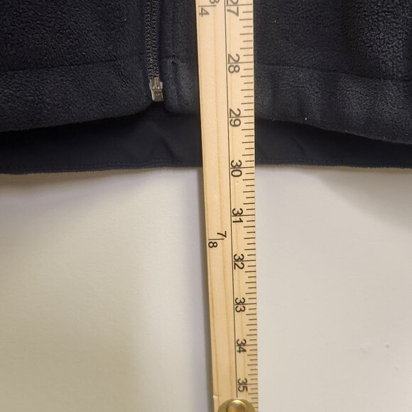Columbia Black Full-Zip Fleece Jacket With Pockets Medium Size - Picture 6 of 7